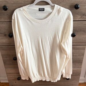 Zegna Men’s Cream Sweater